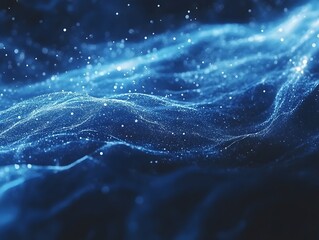 abstract blue background with stars
