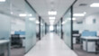 © rezasrz - Abstract blurred office hall interior room. Blurry corridor in working space with defocused effect. Use for background or backdrop in business concept