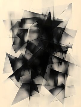 A background of clean, intersecting lines forming sharp, geometric shapes.