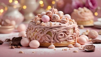 A plate of decadent chocolate brownies stacked on a decorative white lace doily,