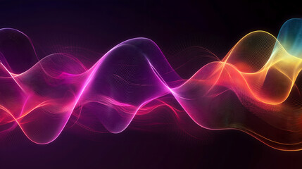 Fototapete - Digital Background Showcasing Vibrant Neural Tech Processes
