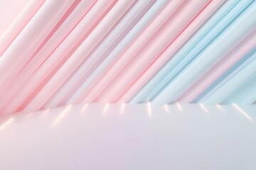 Poster - Beams of light emanate from a central point, creating a dynamic sense of movement and energy. The pastel gradient background enhances the feeling of unity and inspiration