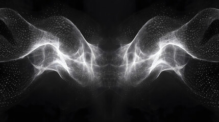 Poster - Capturing Sound Waves in a Digital Abstract Background Design