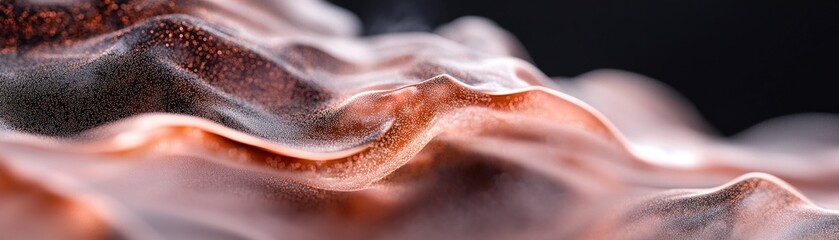 Poster - This abstract artwork features flowing veins in fiery orange and red hues, glowing against a dark gradient background. The energetic forms create a bold visual experience perfect for overlays
