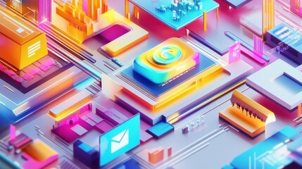 Poster - Campaign tracking and analysis abstract concept vector illustration set. Marketing campaign management, video content, email marketing, social media metrics, audience engagement abstract metaphor. il