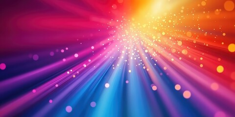 Poster - Colorful Abstract Background with Rays of Light Radiating in Vibrant Tones for Creative Designs and Artistic Projects