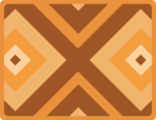 Poster - Geometric pattern forming an elegant and modern design, ideal for backgrounds, fabrics, and decorative projects