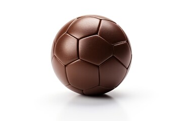 Wall Mural - Soccer ball football sports white background.