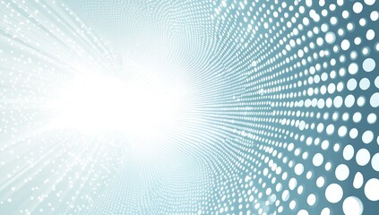 Poster - A digital background with a gradient of light blue and white