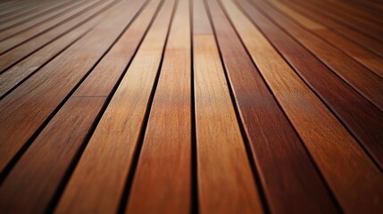 Aufkleber - Detailed Close-up of Rich Wood Texture for Background with Blank Space for Custom Text Overlay