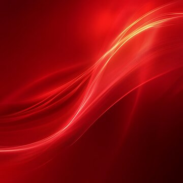 Red background, golden gradient lines on the right side of the red cloth, light and shadow effects, minimalist style, soft tones