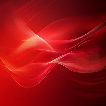 Red background, golden gradient lines on the right side of the red cloth, light and shadow effects, minimalist style, soft tones