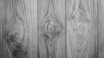 Poster - Rustic gray plywood texture close-up with dark wood details ideal for backgrounds and design projects featuring ample empty space for text