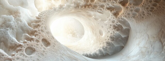 Poster - Abstract Dream State Background with Swirling Patterns and Soft Light for Text Overlay