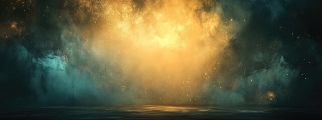 Fototapete - Dreamlike Abstract Background with Vibrant Colors and Empty Space for Text or Creative Content