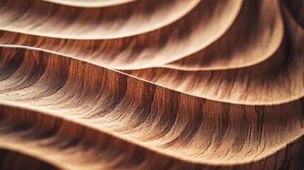 Poster - Macro Close-Up of Textured Wooden Surface with Natural Patterns and Empty Space for Creative Text Overlay