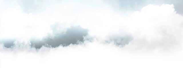 Poster - Dramatic cloudy sky with dark gray clouds and bright blue background ideal for text overlay or presentations