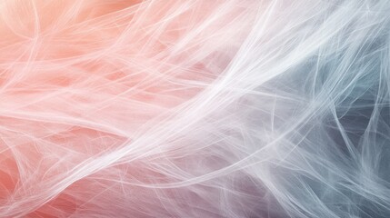 Fototapete - Colorful Wispy Abstract Background with Soft Textures and Empty Space for Custom Text or Branding