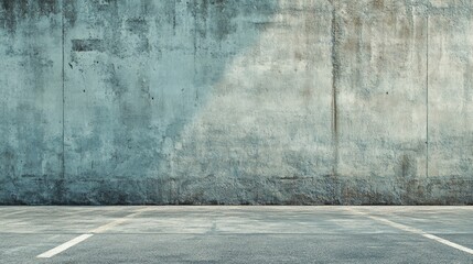 Poster - Urban Concrete Wall Background with Empty Space for Text or Graphics in a Modern Minimalist Style