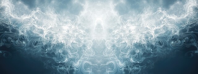 Leinwandbilder - Mysterious digital backdrop featuring intricate lines and soft textures ideal for overlaying text or graphic designs