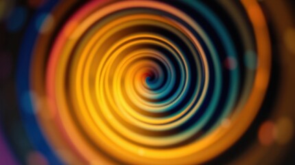 Poster - Spiraling colors dance in a captivating vortex of light and motion creating a mesmerizing visual experience