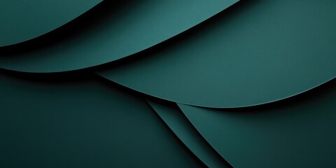 Leinwandbilder - Elegant dark green textured background with layered designs and ample space for text or graphics in a modern aesthetic