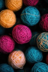 Poster - Stacked Yarn Balls