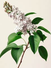 Wall Mural - White flower plant