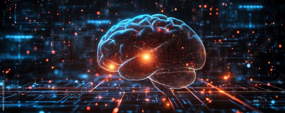 Developer using AI and machine learning to optimize IoT network performance and big data analytics, futuristic digital technology, glowing data visualizations, ultradetailed, 8K