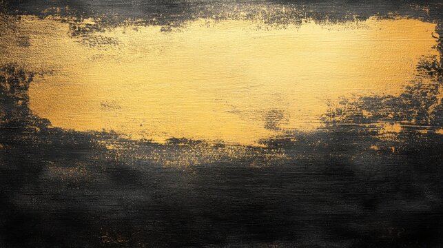 Black and gold gradient with light reflections and a brushed metallic texture. This versatile design offers sophistication for professional and creative projects.