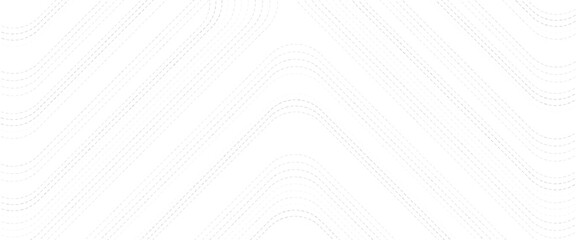Fototapete - Vector modern white triangle and squares line with line technology line background.