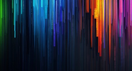 Fototapete - The idea of a blockchain network