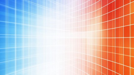 Poster - A heatmap graph with gradient color blocks transitioning from cool blues to warm reds, displayed on a white grid for a professional analysis look