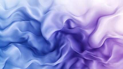 Leinwandbilder - A smooth gradient abstract background in shades of blue and purple, with soft, flowing transitions and a slight blur effect for a calming visual