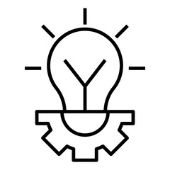 Poster - develepment solution vector icon