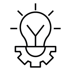 Poster - develepment solution vector icon