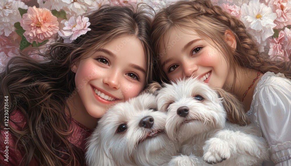 Capture the pure joy of Lovable pets posing with their owners in a ...
