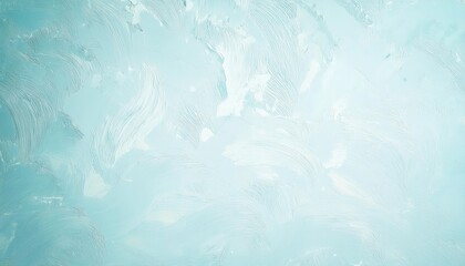 Fototapete - soft abstract texture with light turquoise brushstrokes on textured surface, ideal for background, web design, or minimalist art

