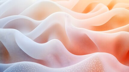 Poster - abstract peaceful gradient patterns featuring soothing neutral tones soft diffused lighting and a mo