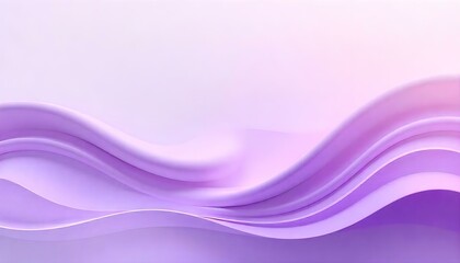 Leinwandbilder - An abstract lavender and purple background featuring smooth, flowing lines and gentle waves. The soft gradient transitions create a serene and elegant visual effect