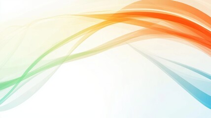 Poster - Abstract Modern Design with Flowing Multicolor Waves and Background Patterns