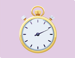 Stopwatch Timer symbol, or Quick time or deadline icon and countdown Timer vector, Express service symbol.