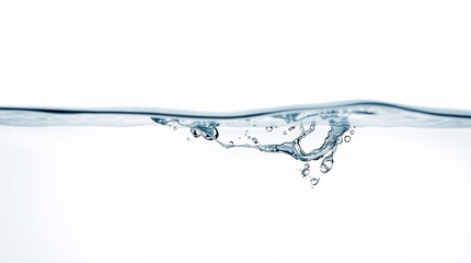 Poster - Water surface with bubbles