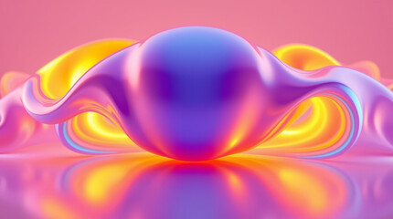 Poster - Abstract colorful 3D render
