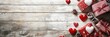 © minahus - Romantic Valentine's Day Gifts on Rustic Wooden Background