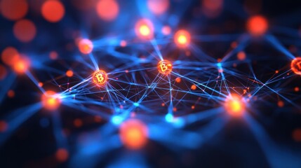 Poster - Bitcoin Network Digital Currency Blockchain Technology