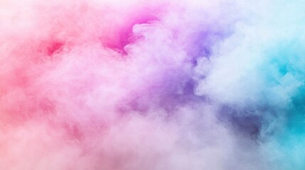 Aufkleber - Pastel Colored Smoke Abstract Background Design