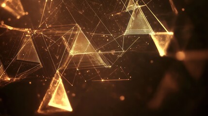 Poster - Abstract Golden Geometric Network of Triangles