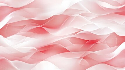 Poster - Abstract Pink and White Wave Background Design