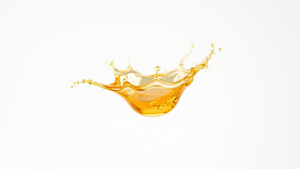 Poster - Golden Liquid Splash Crown